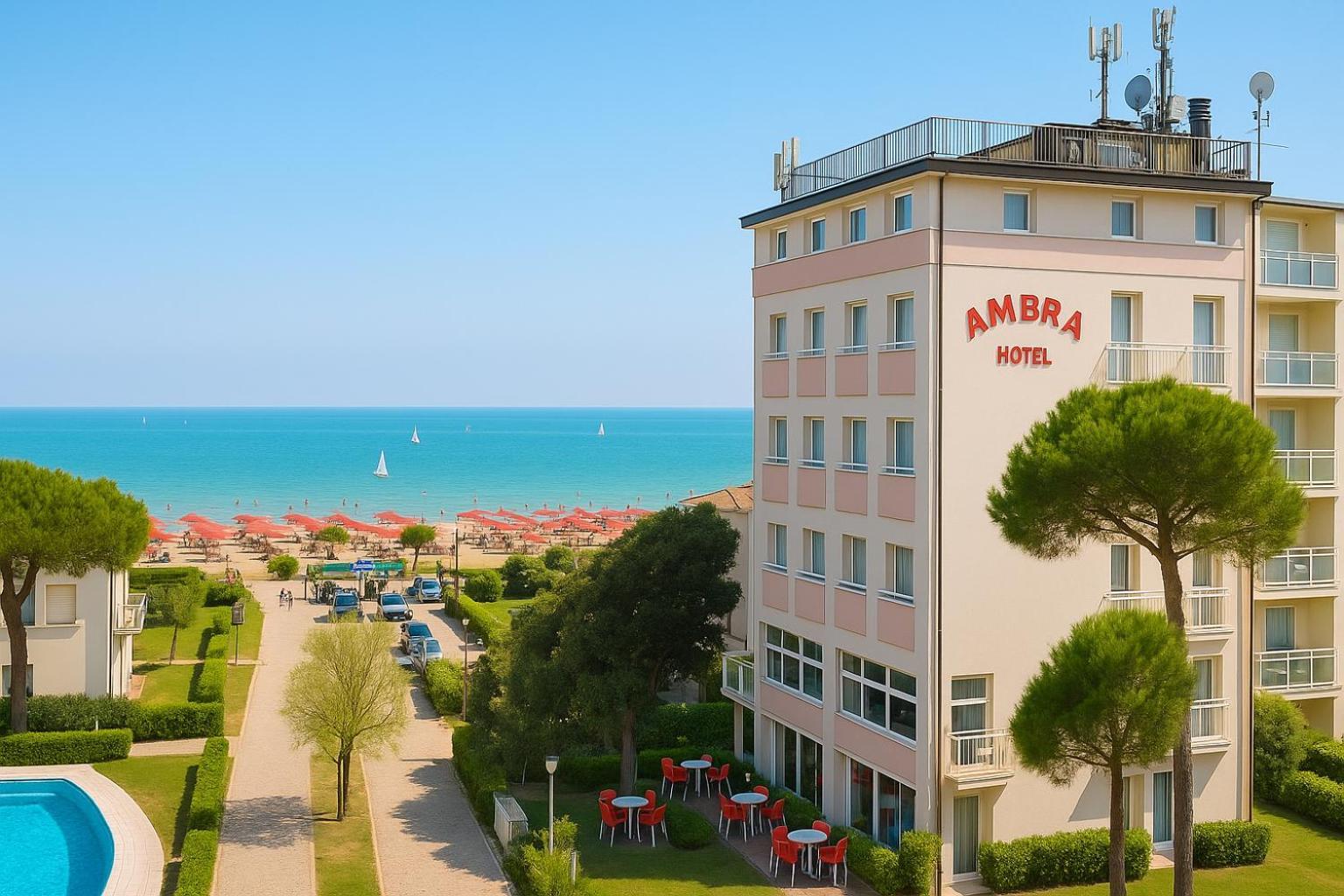 Hotel Ambra Milano Marittima Eksteriør billede